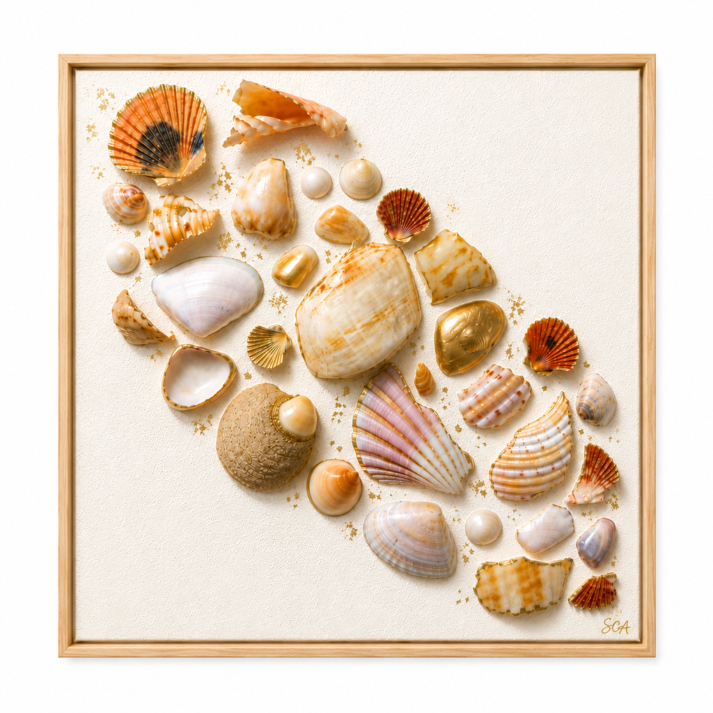Ocean’s Mosaic Linen Canvas 12’ x 12’