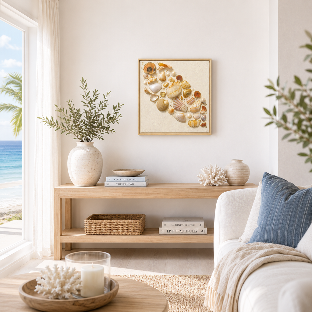 Ocean’s Mosaic Linen Canvas 12’ x 12’